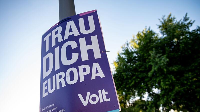 Volt-Wahlplakat