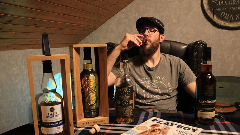 Der 33-j&auml;hrige Kevin Weber hat ein Faible f&uuml;r schottischen Whisky.