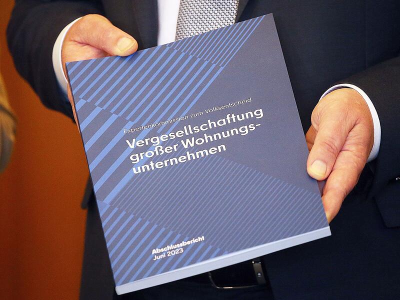 Expertenkommission übergibt Bericht zu Vergesellschaftung Expertenkommission übergibt Bericht zu Vergesellschaftung