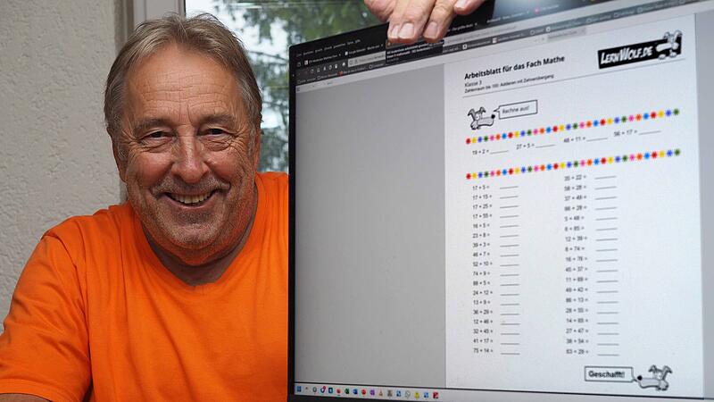 Harald Roos unterst&uuml;tzt Kinder als Mathe- und Lesementor