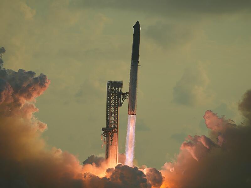Start Raketensystem &laquo;Starship&raquo; von SpaceX