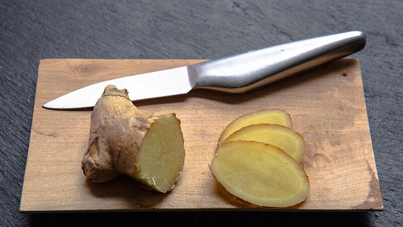 Frische Ingwerknolle