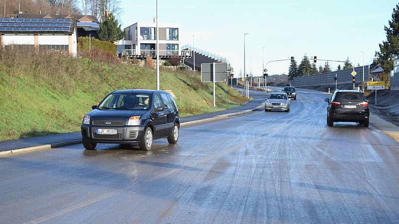 Bereits kurz nach der Er&ouml;ffnung der Umgehungsstra&szlig;e von Weismain im Dezember 2019 wurde sie gut genutzt.