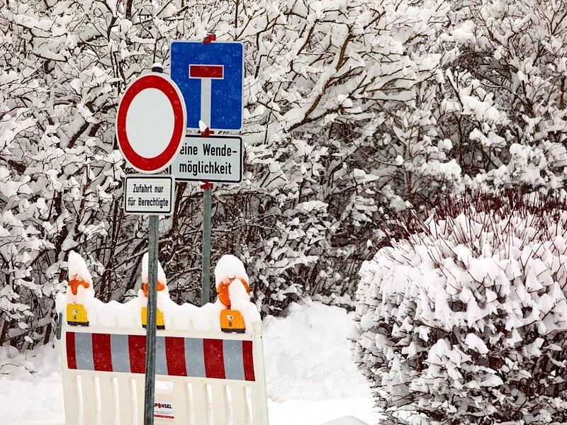 Schneechaos in BambergNeuschnee in Bamberg und Umgebung
