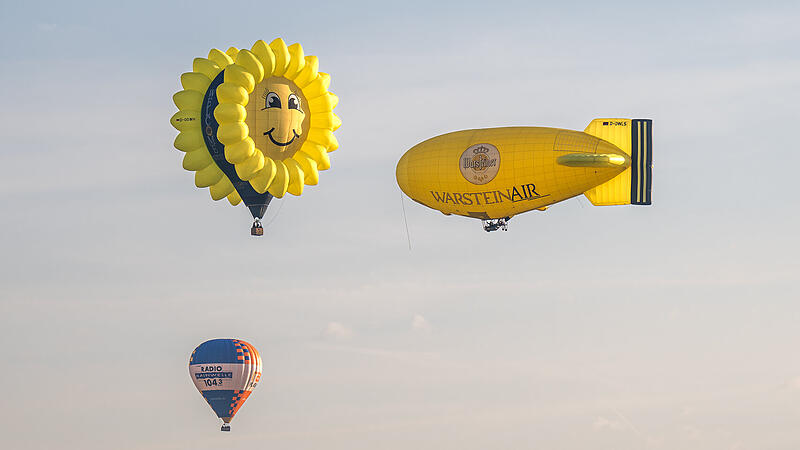 Am 1. Mai drehten diese drei Flugobjekte ihre Runden &uuml;ber Bamberg.