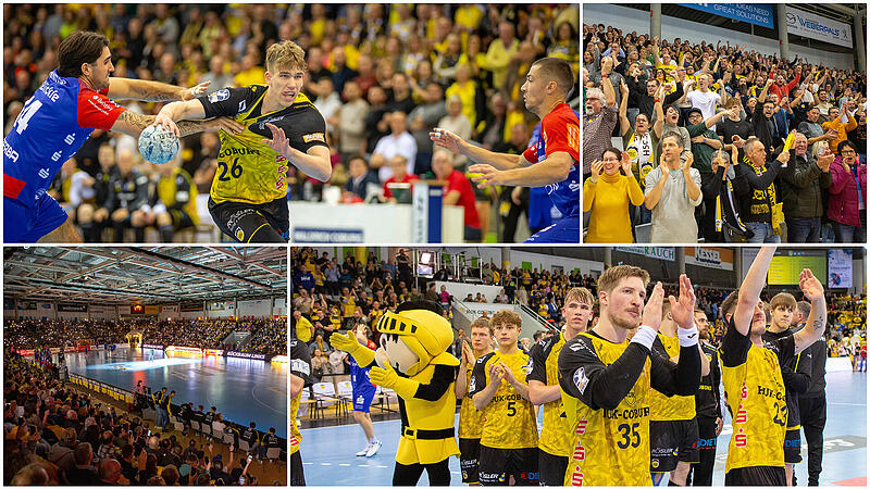 Historische Pokalnacht: HSC Coburg gegen HBW Balingen-Weilstetten.