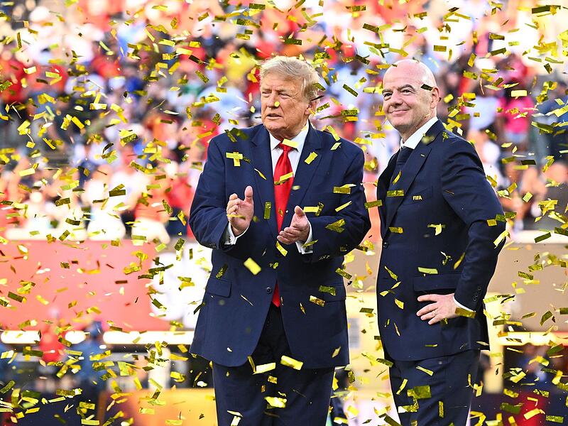 Donald Trump und Gianni Infantino Donald Trump und Gianni Infantino