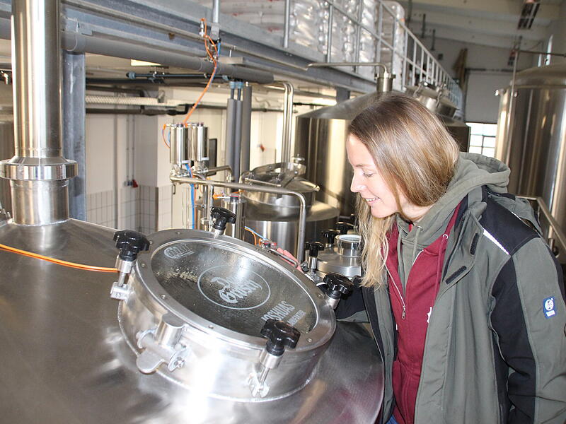 Silvana Goller, Brauerei Grosch in Rödental Silvana Goller, Brauerei Grosch in Rödental
