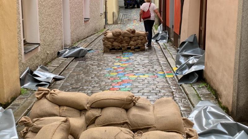 Hochwasser in PassauHochwasserkatastrophe Deutschland