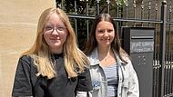 Wollen mitentscheiden &uuml;ber ihre Zukunft: Lilli und Joleen (v.li.) sind 16, besuchen das Bamberger Franz-Ludwig-Gymnasium und w&uuml;rden gerne bei der Landtagswahl in Bayern w&auml;hlen k&ouml;nnen.