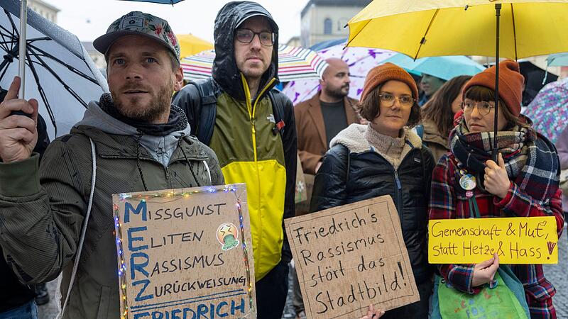 Demo gegen "Stadtbild"-Aussage