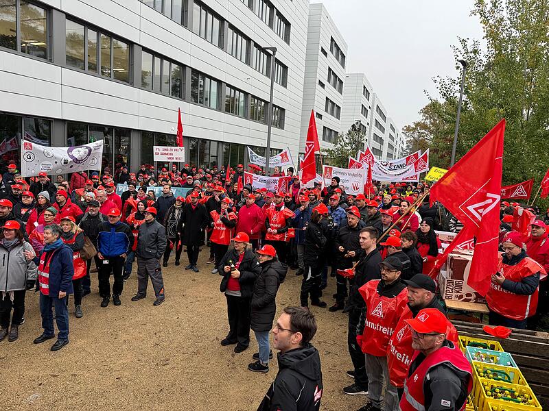 Tarifstreik in Erlangen
