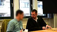 Der Angeklagte und sein Rechtsanwalt Andreas Dräger aus Strullendorf