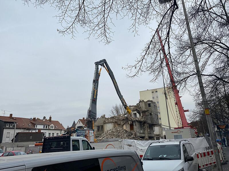 Die Bilder vom Abriss des Alfons-Goppel-Hauses Die Bilder vom Abriss des Alfons-Goppel-Hauses