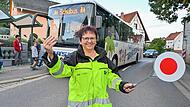 Monika Hoffmann ist mit viel Herzblut Schulweghelferin in Merkendorf. Monika Hoffmann ist mit viel Herzblut Schulweghelferin in Merkendorf.