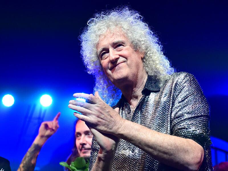 Queen Gitarrist Brian May bei Musical "We will rock you"