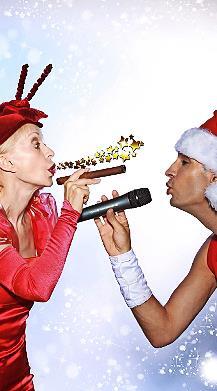 Monella Caspar und Benny Hiller sind Schwarzblond und am Nikolaustag in Bad Brückenau. Monella Caspar und Benny Hiller sind Schwarzblond und am Nikolaustag in Bad Brückenau.