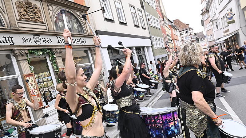 Das Samba-Festival findet immer am zweiten Juli-Wochenende in Coburg statt