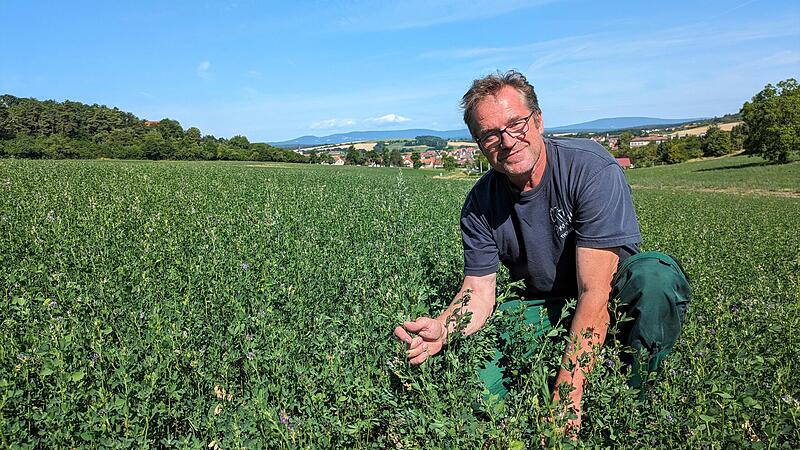 Landwirt Edgar Thomas spricht &uuml;ber die Herausforderungen des Klimawandels.
