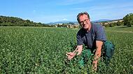 Landwirt Edgar Thomas spricht über die Herausforderungen des Klimawandels.