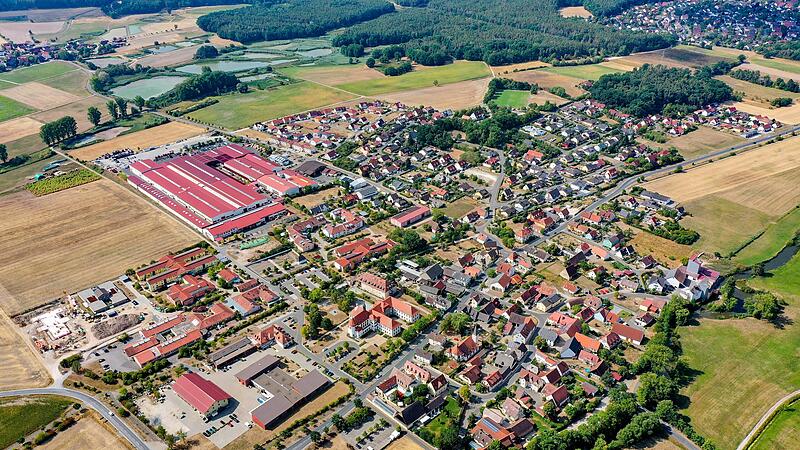 Der Gemeinderat Gremsdorf entscheidet &uuml;ber ein Grundst&uuml;ck im Ort. Unser Foto zeigt den Ort von oben.