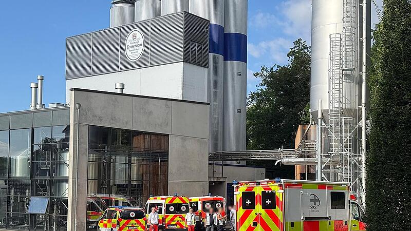 Bamberg: Großeinsatz in Brauerei - 13 Verletzte Bamberg: Großeinsatz in Brauerei - 13 Verletzte