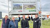 Firmen Unis und Eichelsdörfer bauen Dienstleistungszentrum in Hallstadt