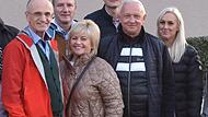 Vor einiger Zeit waren Delegationen aus dem polnischen Kreis Klobuk und der ukrainischen Stadt Mostyska im Landkreis Haßberge; Im Bild (von links) Landrat Wilhelm Schneider, Bürgermeisterin Miroslava Pelc aus Mostyska und Landrat Dariusz Pilsniak ...