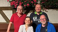 Beim Verein &bdquo;Bad Br&uuml;ckenau hilft!&ldquo; gibt es Ver&auml;nderungen im Vorstand. Diesem geh&ouml;ren nun an: (von links) Marco Bolzt, Diana Friedrich, Christian Wirth und Thomas Wei&szlig;enfeld .