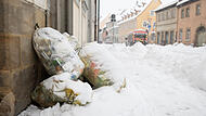 Schnee Bamberg Auch bei der Müllabfuhr kommt es in Stadt und Landkreis Bamberg wegen der Witterungsverhältnisse zu Einschränkungen.
