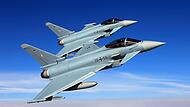 Alarmrotte: Zwei Eurofighter der Luftwaffe.