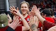 Christian Sengfelder suchte oft den Kontakt mit den Bamberger Fans.