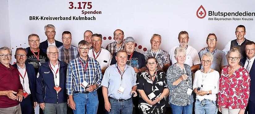 Die Geehrten aus dem Bereich Hof/Kulmbach