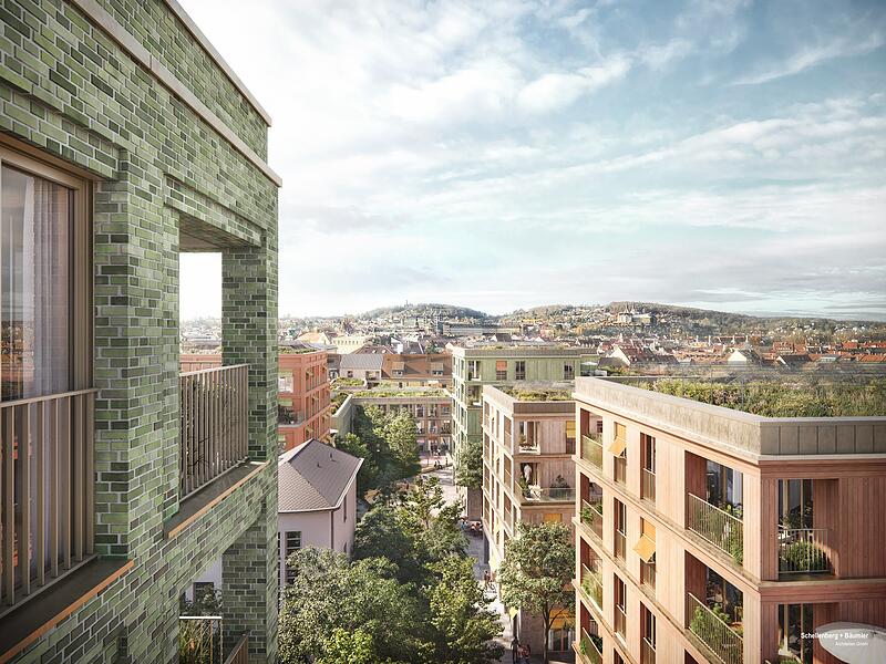 Das Lui One soll ein grünes Stadtquartier neben dem Bamberger Bahnhof werden. Das Lui One soll ein grünes Stadtquartier neben dem Bamberger Bahnhof werden.