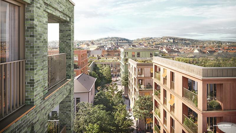Das Lui One soll ein grünes Stadtquartier neben dem Bamberger Bahnhof werden. Das Lui One soll ein grünes Stadtquartier neben dem Bamberger Bahnhof werden.