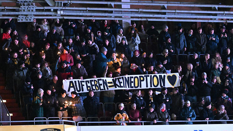 Sport Eishockey Saison 2025 / 2026 Oberliga Süd 50. Spieltag am Freitag 20.02.2026 Spielort Kunsteisstadion Bayreuth Spielbeginn 20.00 h Onesto Tigers Bayreuth gegen Selber Wölfe Endergebnis Zuschauer Fans Tribüne Transparent Aufgeben keine Option Sport Eishockey Saison 2025 / 2026 Oberliga Süd 50. Spieltag am Freitag 20.02.2026 Spielort Kunsteisstadion Bayreuth Spielbeginn 20.00 h Onesto Tigers Bayreuth gegen Selber Wölfe Endergebnis Zuschauer Fans Tribüne Transparent Aufgeben keine Option