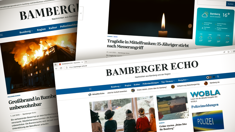 Seit Anfang 2025 ist das Portal &bdquo;Bamberger Echo&ldquo; online. Ziel ist laut der Betreiber &bdquo;eine schnelle, kostenfreie, jederzeit verf&uuml;gbare Informationsquelle&ldquo;.
