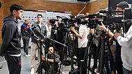 Mixed Zone Fußball-Nationalmannschaft