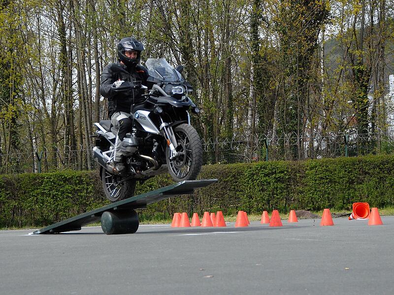 Kostenloser Parcours bei der Motorradsternfahrt