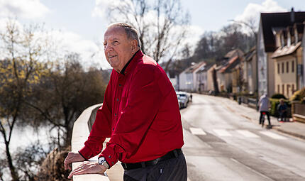 Sein unerm&uuml;dlicher Einsatz f&uuml;r seinen Bamberger Heimatstadtteil Bug wurde jetzt belohnt.