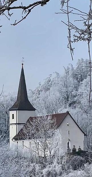 Die Kapelle St. Moritz bei Leutenbach. Die Kapelle St. Moritz bei Leutenbach.