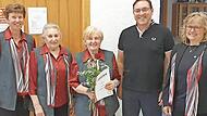 Monika Wei&szlig;, Notburga Brehm, Hilde Rudel, Matthias Kramer, Gudrun Kraus (von links)