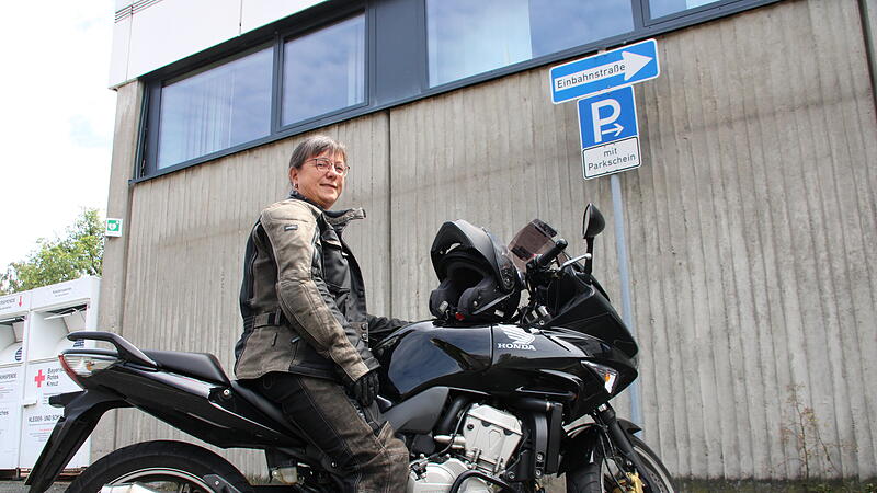 Motorradparkpl&auml;tze