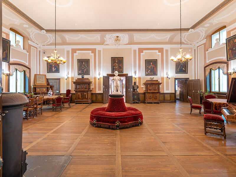 Festsaal der historischen Bismarck-Wohnung