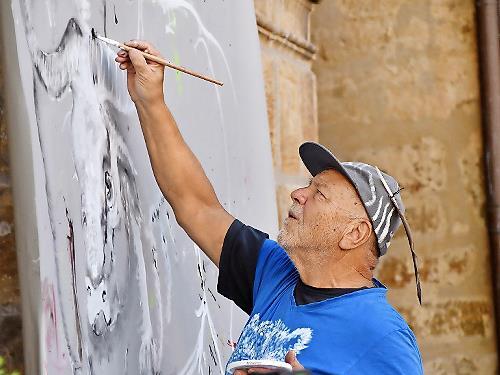 Zum ersten Mal beim Thurnauer Symposium dabei war der Bayreuther Universalkünstler Axel Luther.