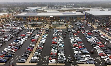 Britischer Parkplatz