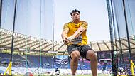 Merlin Hummel aus Kulmbach qualifizierte sich mit der fünftbesten Weite in Rom fürs Finale. Merlin Hummel aus Kulmbach qualifizierte sich mit der fünftbesten Weite in Rom fürs Finale.