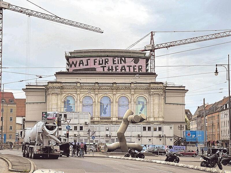 Die Sanierung des Staatstheaters Augsburg könnte laut Bund der Steuerzahler bis zu 600 Millionen Euro kosten.