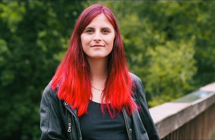 Linnéa Hümmer will für die Linke in Forchheim Oberbürgermeisterin werden.