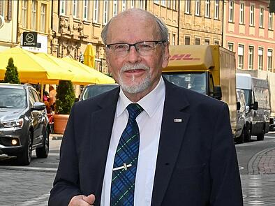 Noch immer eine pulsierende Straße: Pius Schiele  ist Sprecher der Interessengemeinschaft Lange Straße.